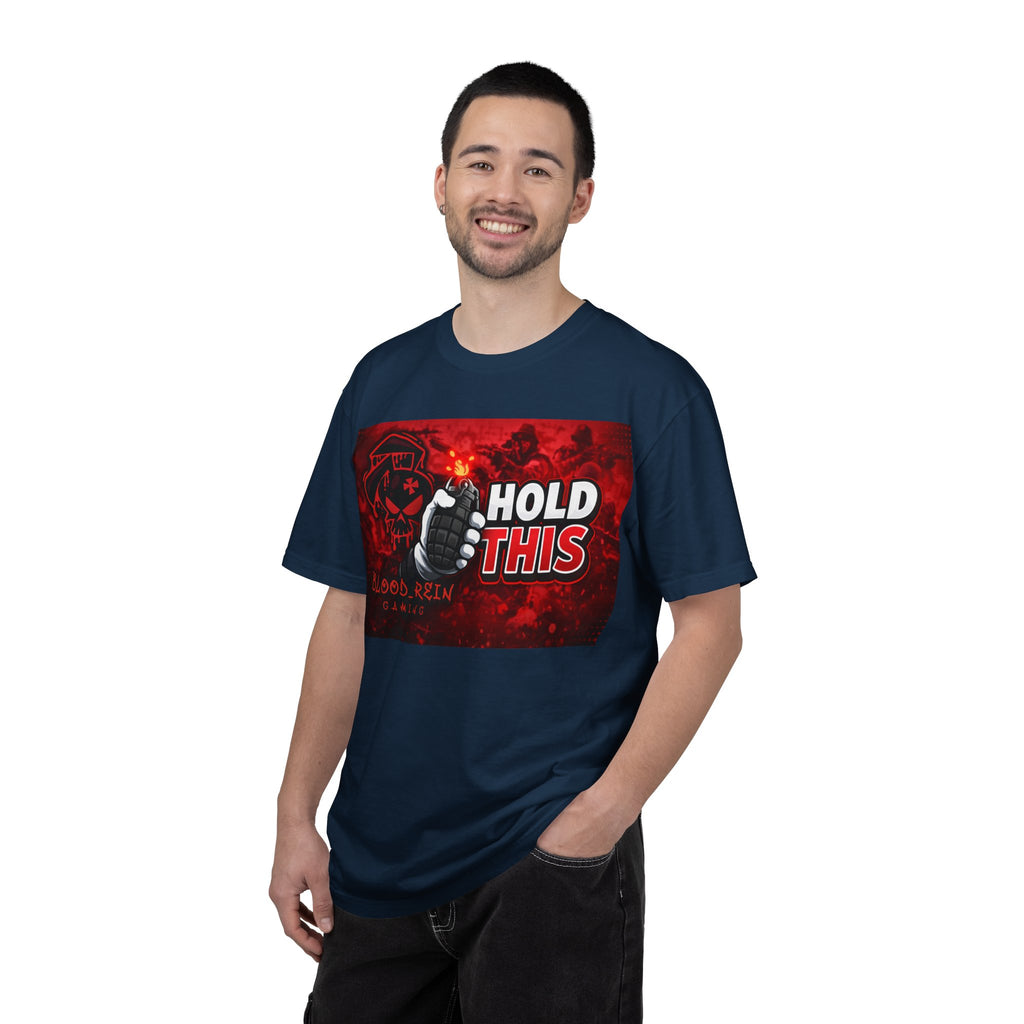 Hold This Graphic T-Shirt — Red Grenade Gamer Tee