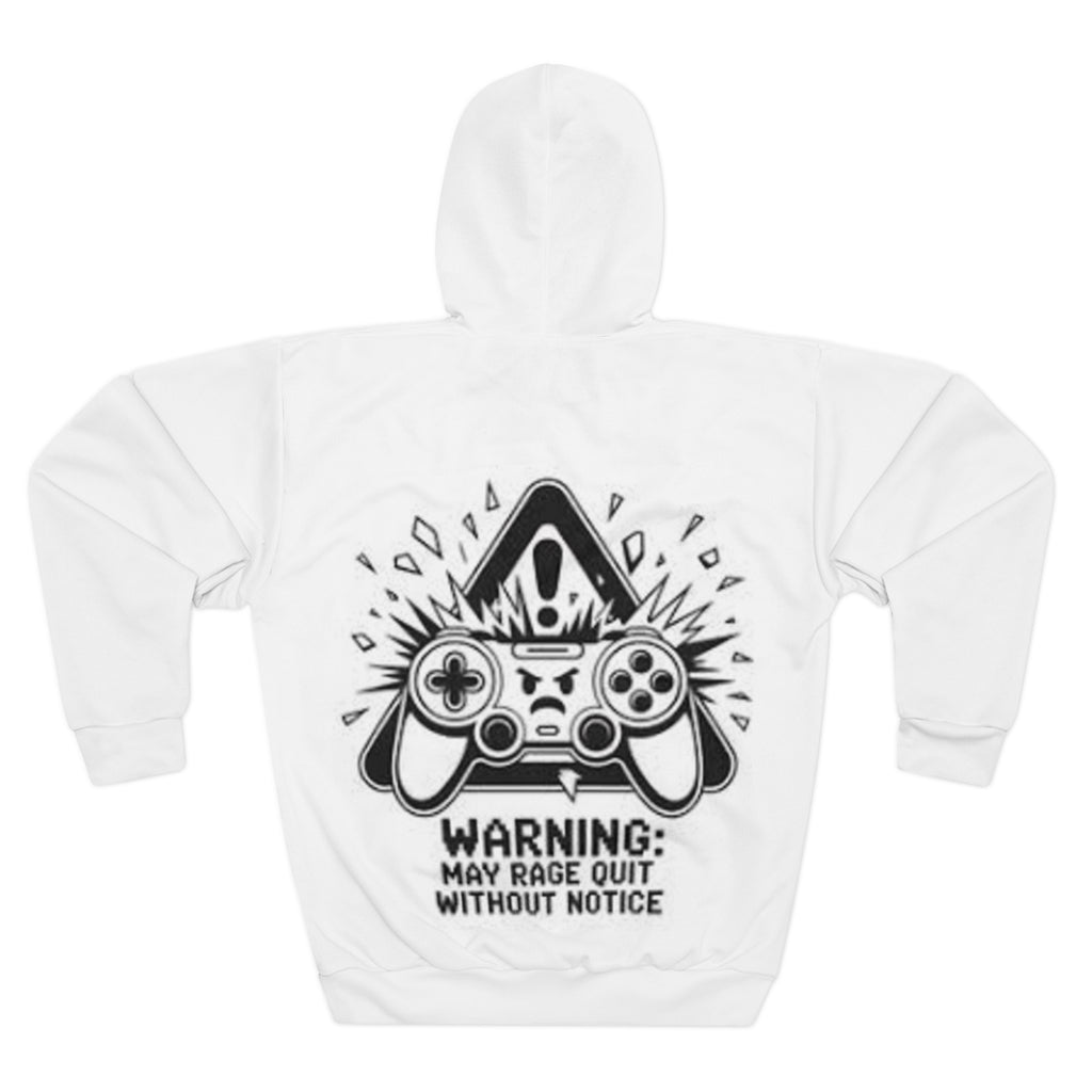 Hoodie - I Can’t Adult Now I’m Gaming / Warning May Rage Quit - Gamer Pullover