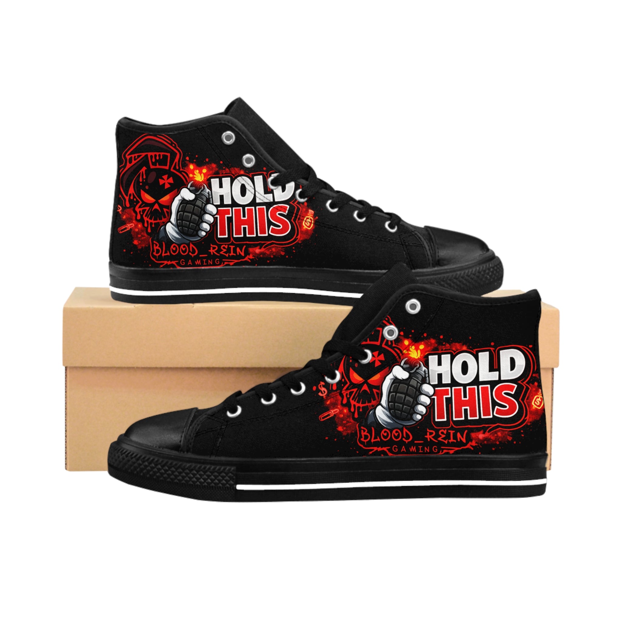 Hold This Blood Reign Graphic High-Top Sneakers