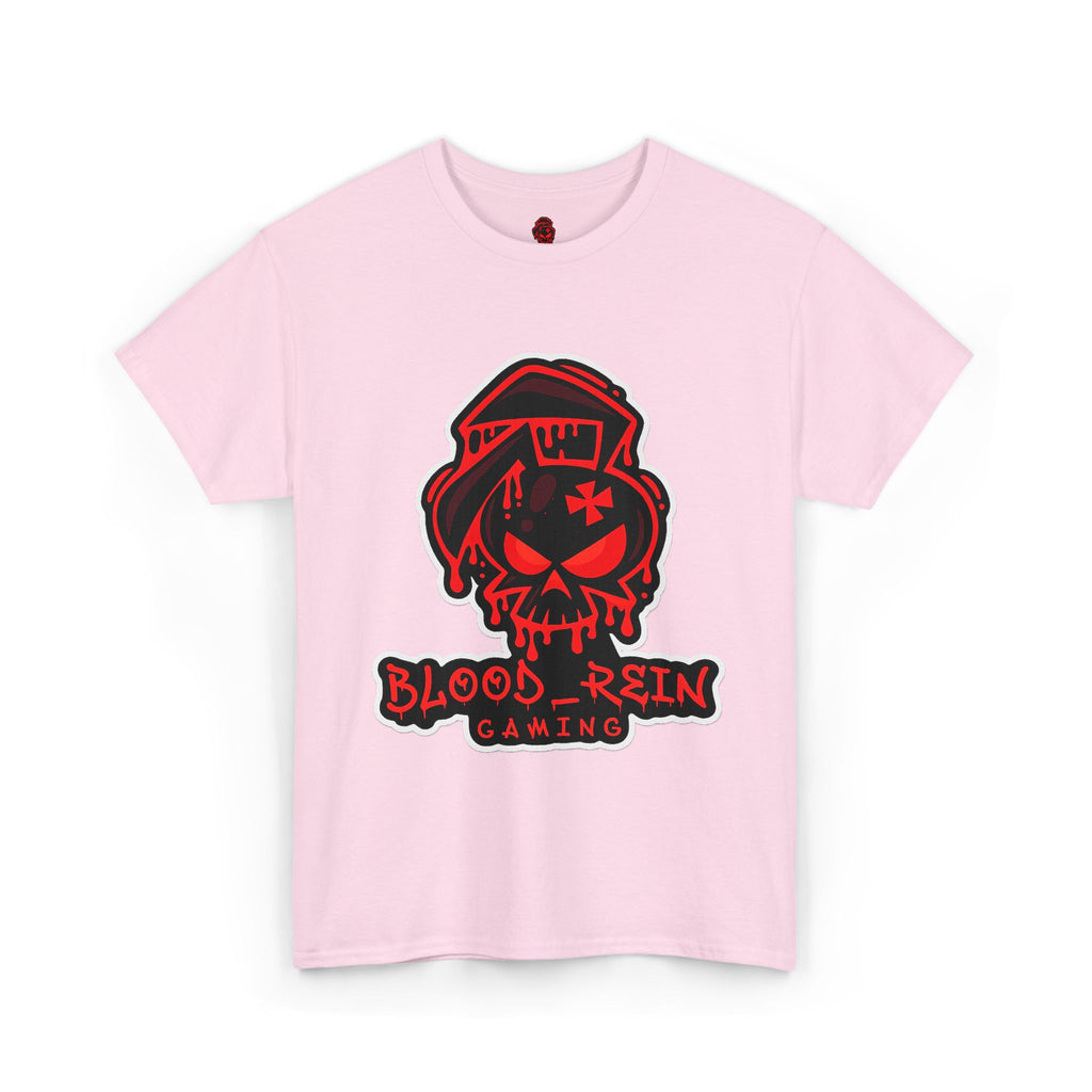 Gaming Tee — Blood Rein Skull Logo "Just Stream" Shirt