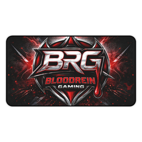 BloodRein Gaming Desk Mat — BRG Red & Black Extended Mouse Pad