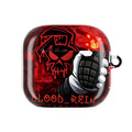 AirPod Case — Red 'Hold This' Gaming Grenade Design
