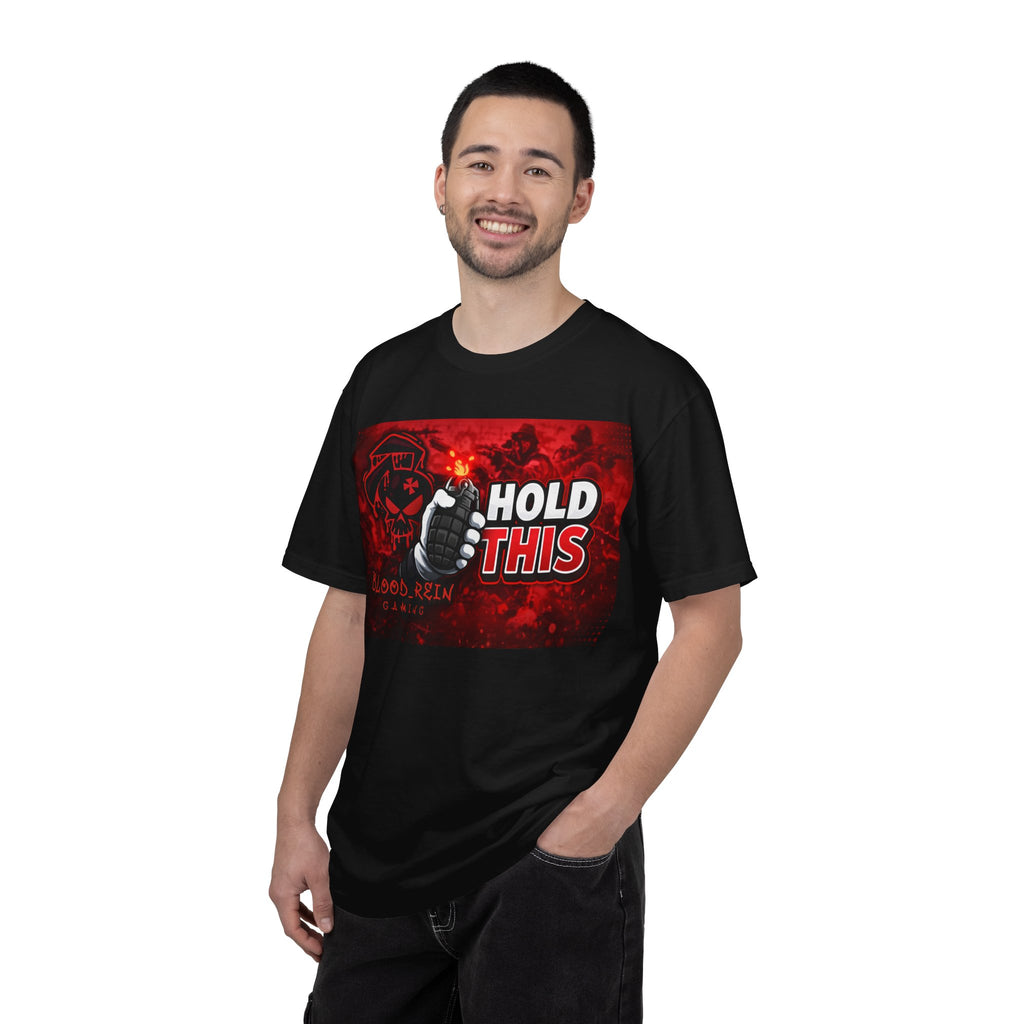 Hold This Graphic T-Shirt — Red Grenade Gamer Tee
