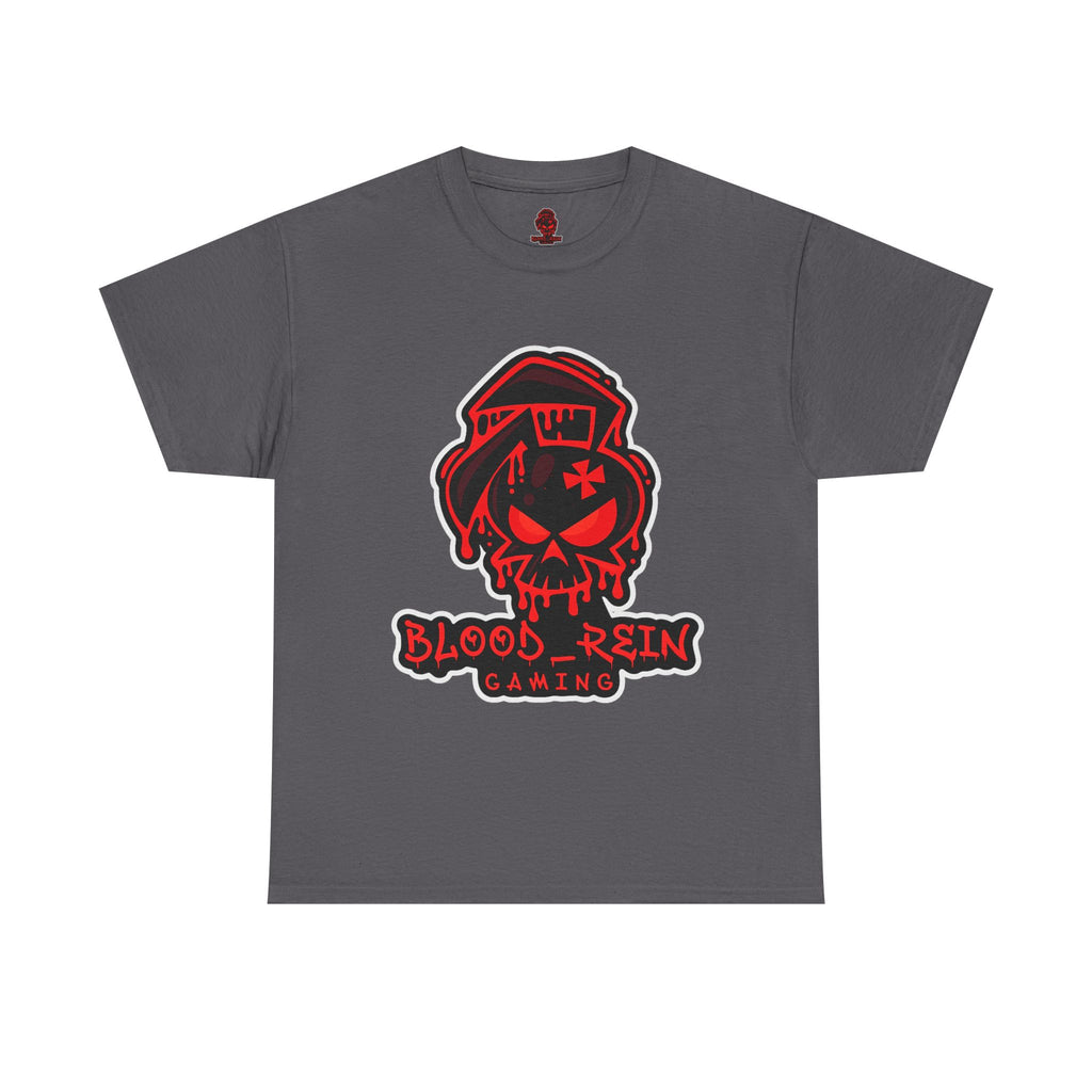 Gaming Tee — Blood Rein Skull Logo "Just Stream" Shirt