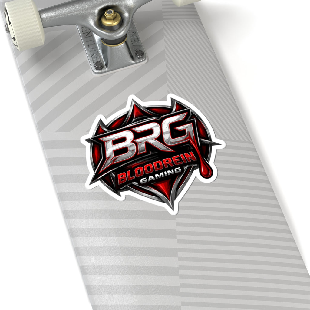 BloodRein Gaming BRG Kiss-Cut Sticker — Red & Black Esports Logo Decal