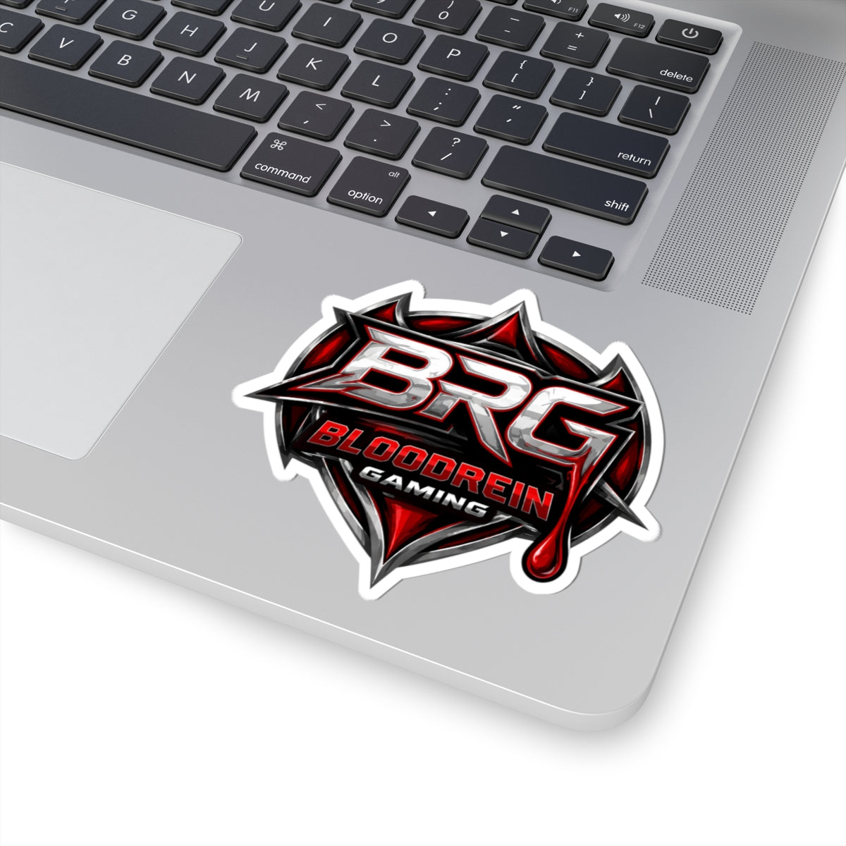 BloodRein Gaming BRG Kiss-Cut Sticker — Red & Black Esports Logo Decal