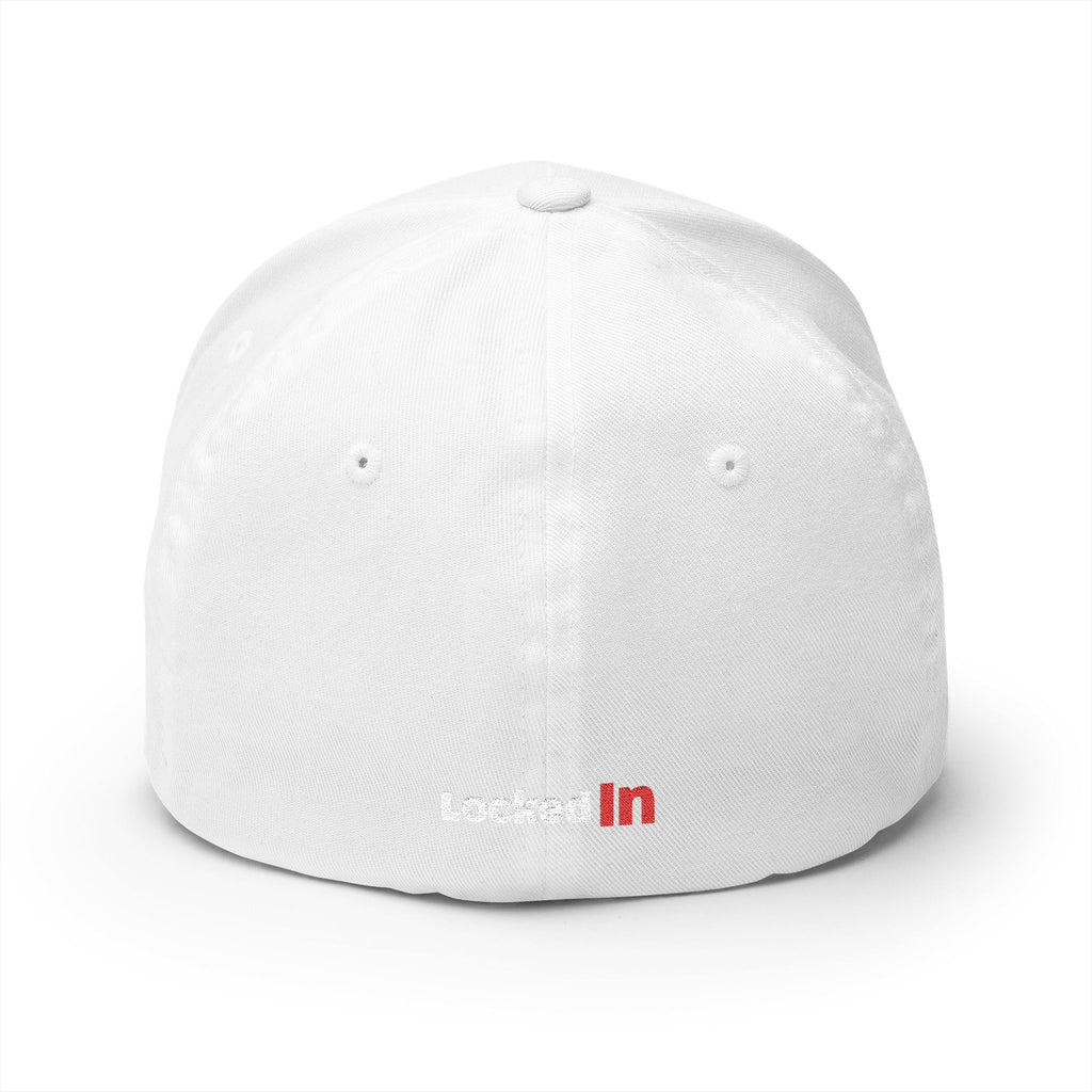 Embroidered 'Do This' Skull Cap — White Structured Baseball Hat