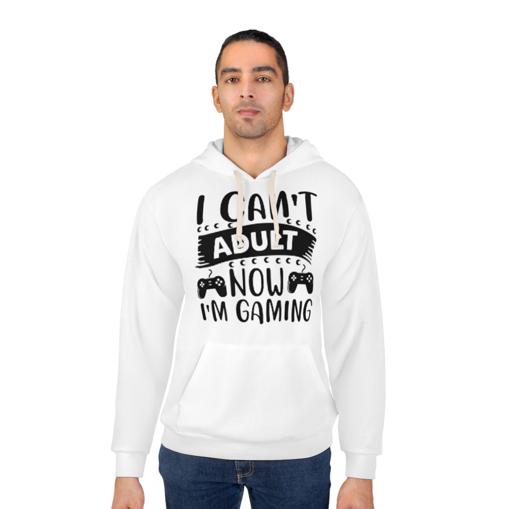 Hoodie - I Can’t Adult Now I’m Gaming / Warning May Rage Quit - Gamer Pullover