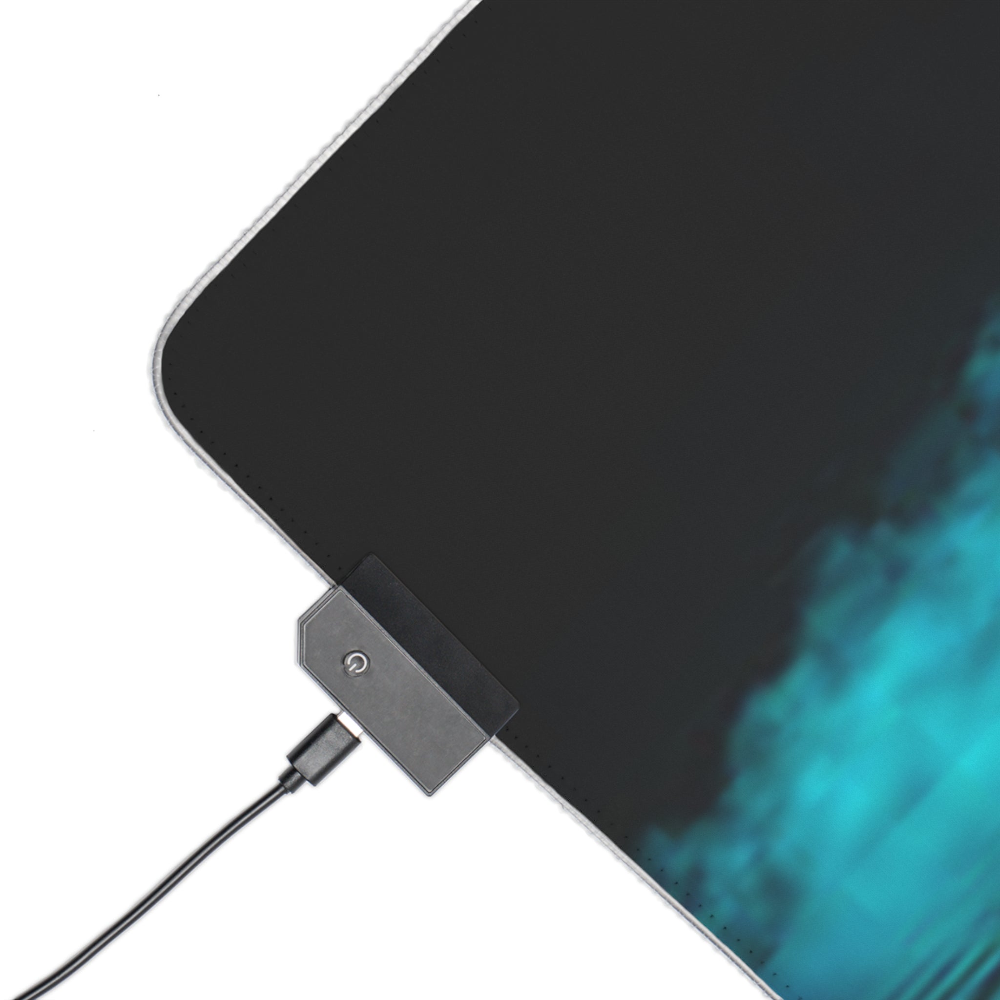 Retro Grid LED Gaming Mouse Pad — RGB Extended Desk Mat with Neon Vaporwave Design