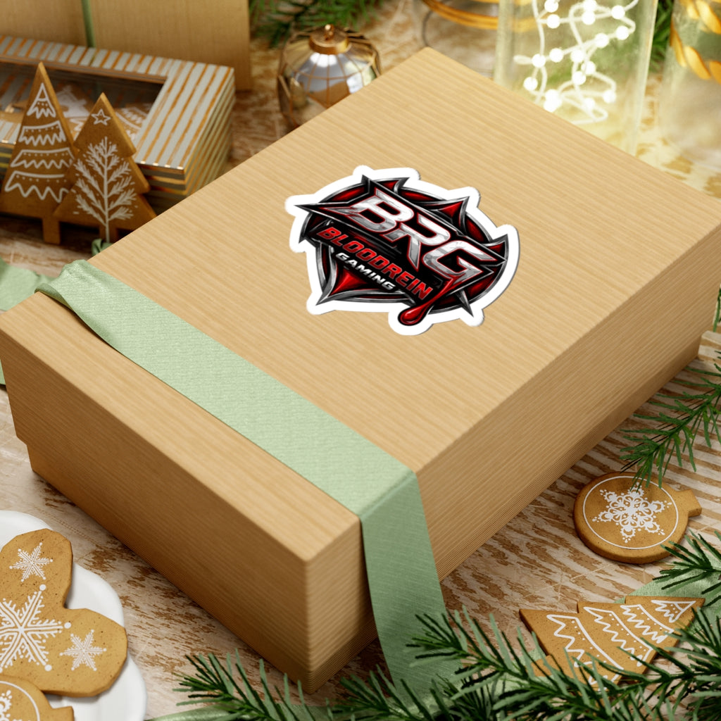 BloodRein Gaming BRG Kiss-Cut Sticker — Red & Black Esports Logo Decal