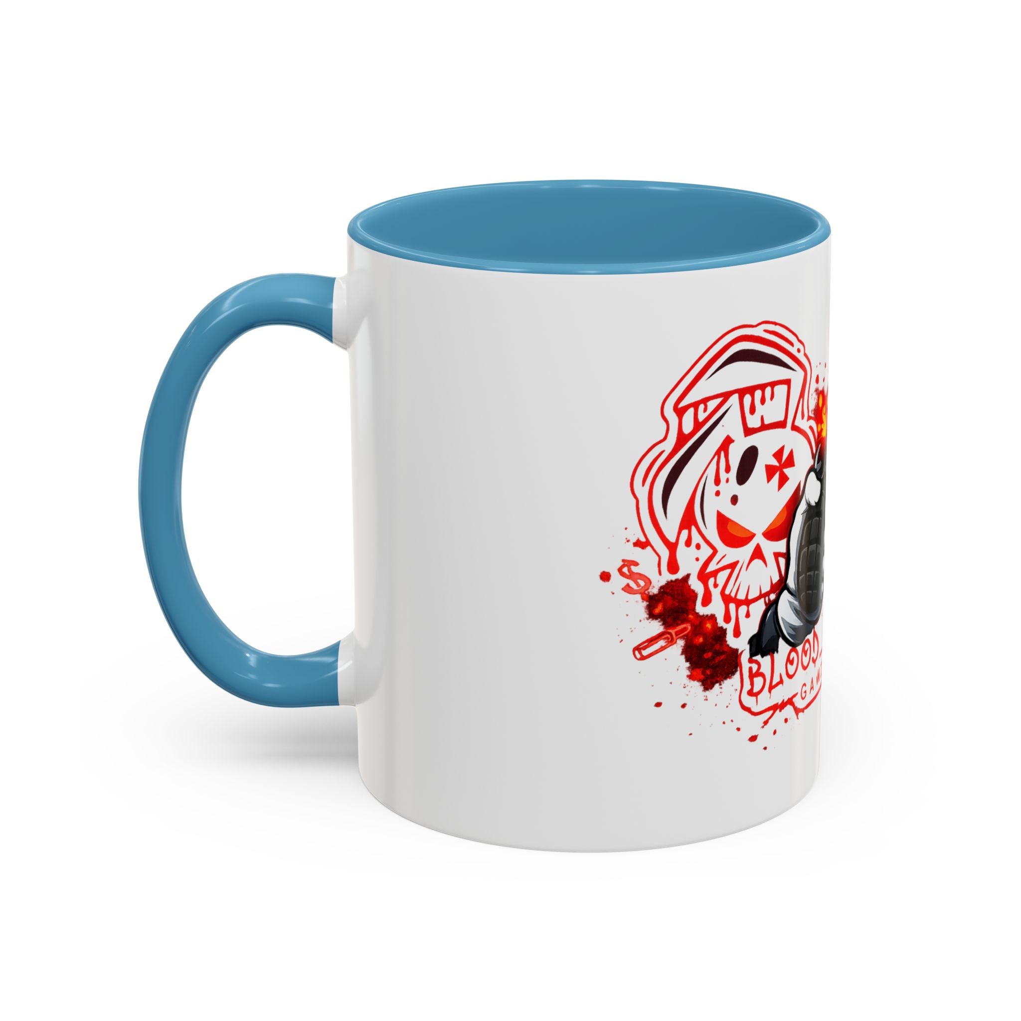 Gamer Grenade Coffee Mug – 'I Bomb This' Blood & Ruin Gaming Accent Mug (11/15oz)