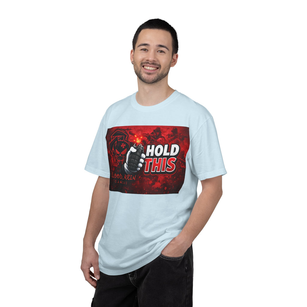 Hold This Graphic T-Shirt — Red Grenade Gamer Tee