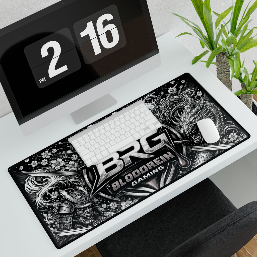 Gaming Desk Mat — BRG Bloodreign Samurai & Dragon Extended Mousepad