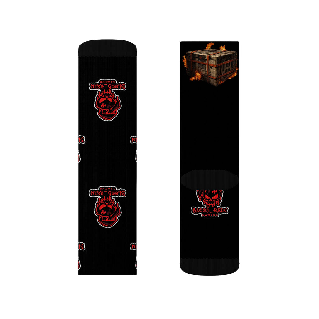 Gaming Crew Socks — “Drop. Kill. Repeat.” Sublimated Tactical Design