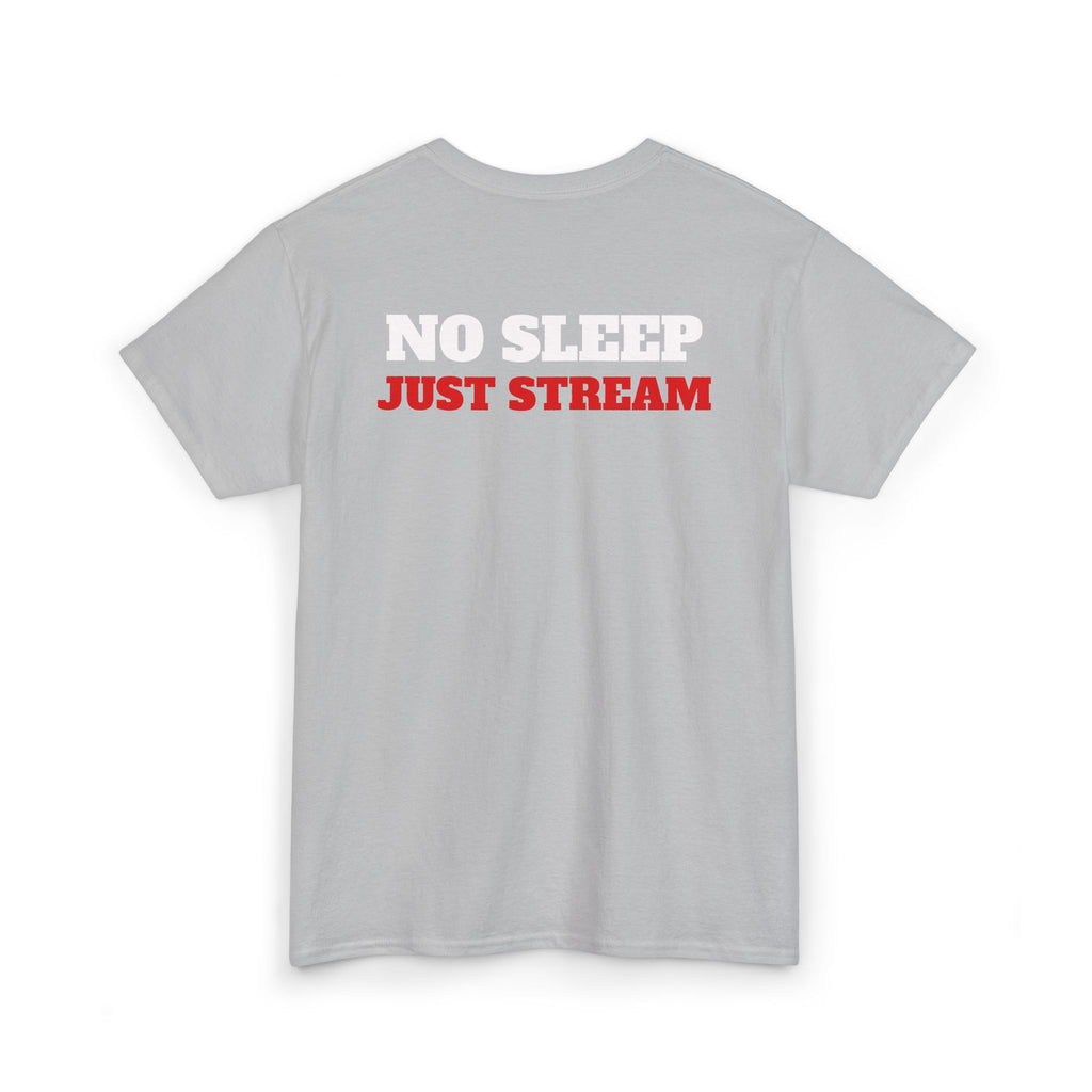 Gaming Tee — Blood Rein Skull Logo "Just Stream" Shirt