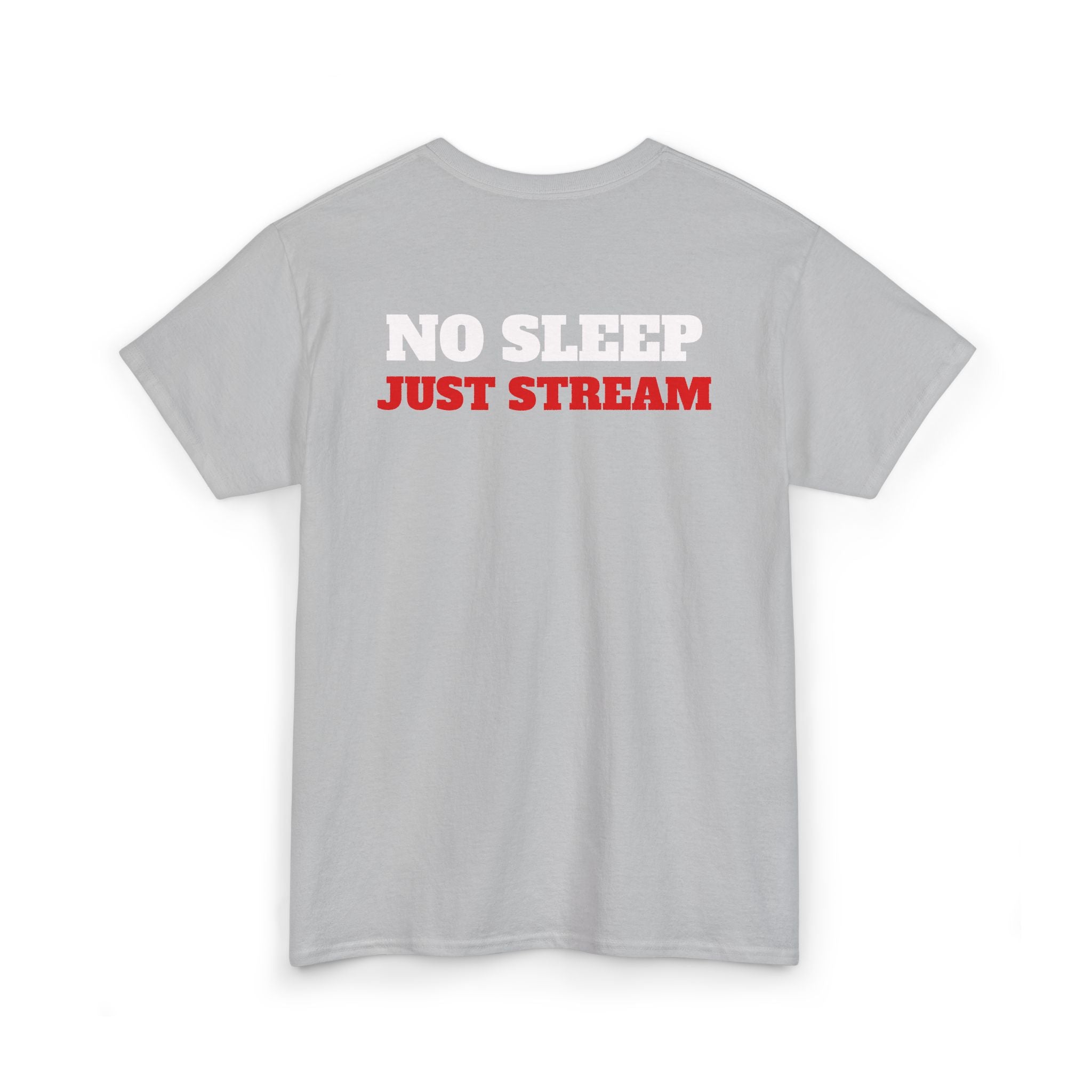 Gaming Tee — Blood Rein Skull Logo "Just Stream" Shirt