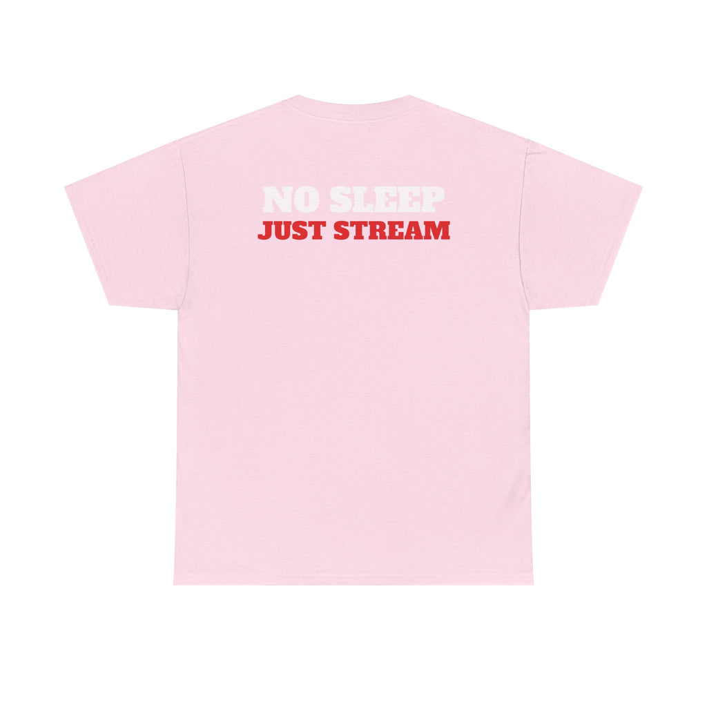 Gaming Tee — Blood Rein Skull Logo "Just Stream" Shirt