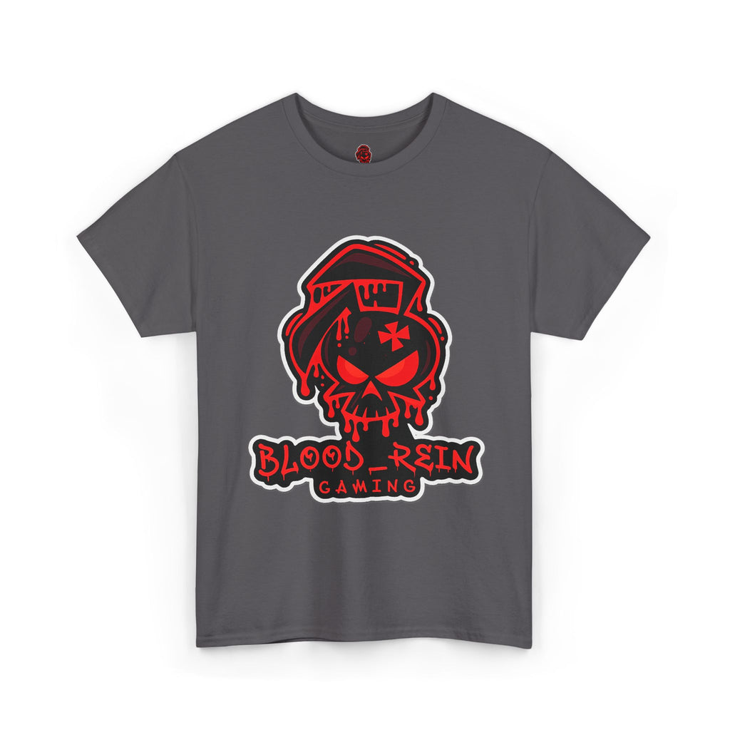 Gaming Tee — Blood Rein Skull Logo "Just Stream" Shirt