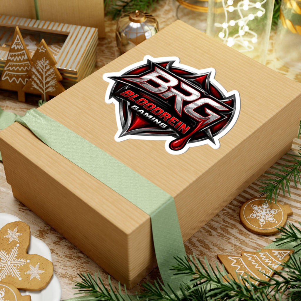BloodRein Gaming BRG Kiss-Cut Sticker — Red & Black Esports Logo Decal