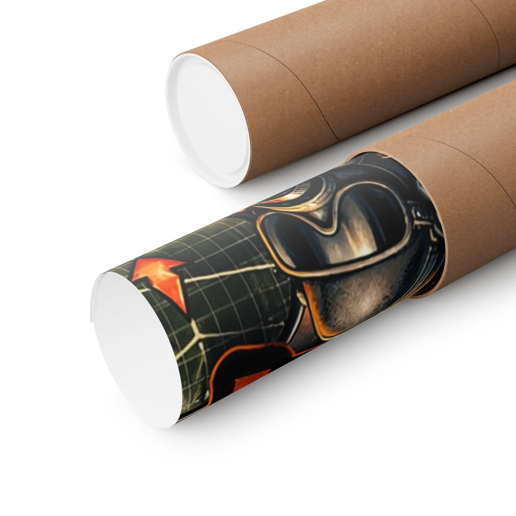 Where We Dropping? Matte Vertical Poster — Gaming Paratrooper Wall Art