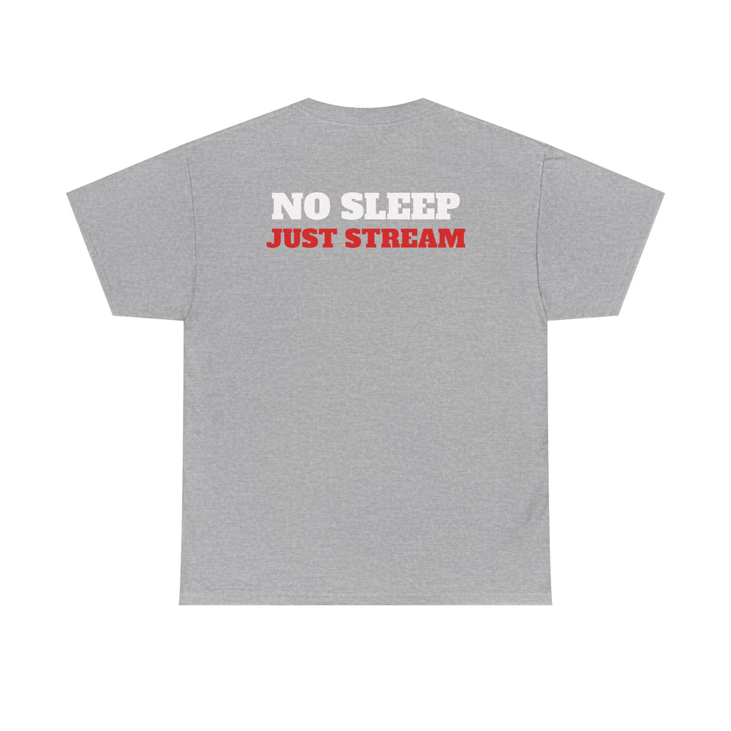 Gaming Tee — Blood Rein Skull Logo "Just Stream" Shirt