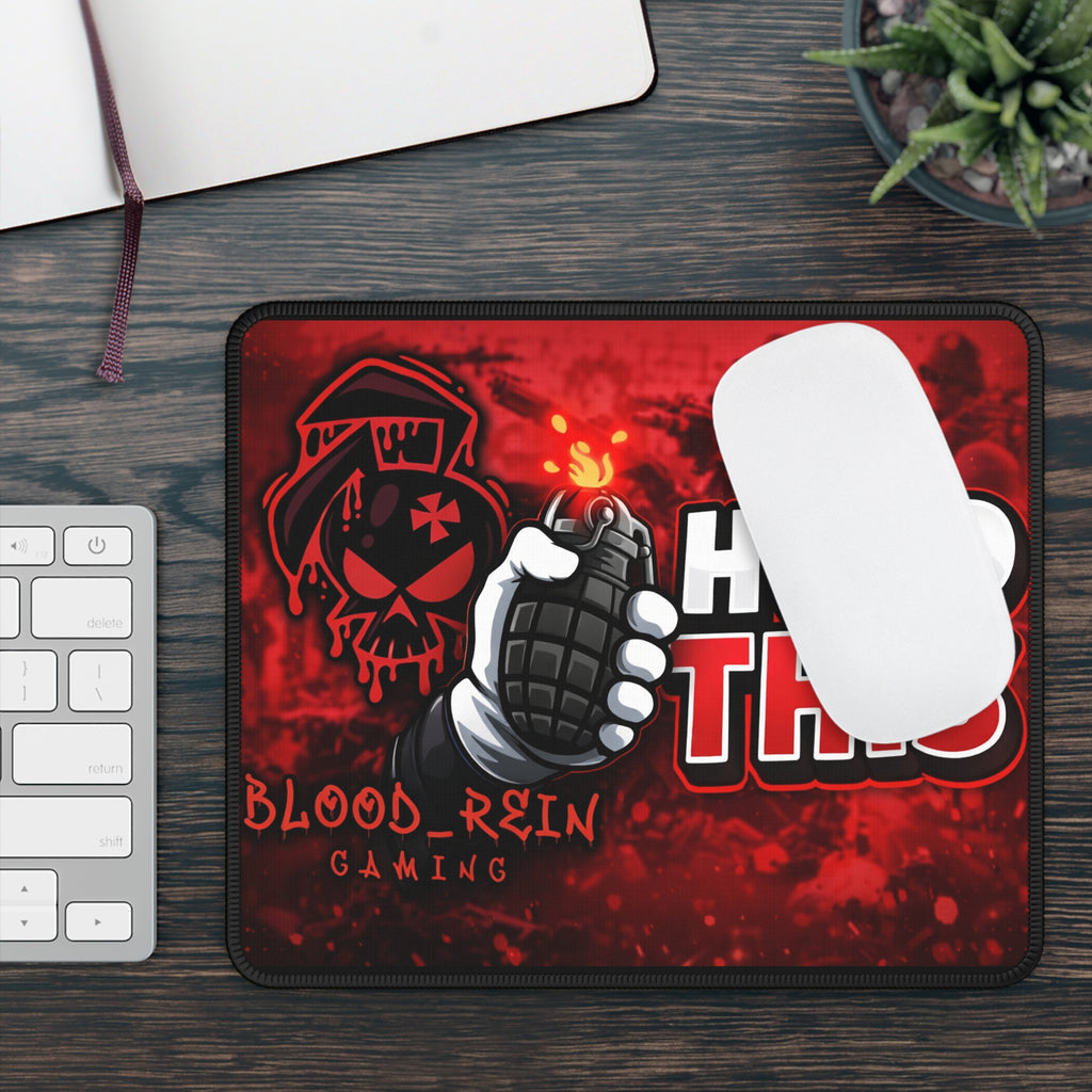 Hold This Gaming Mouse Pad — Red Grenade Esports Desk Mat