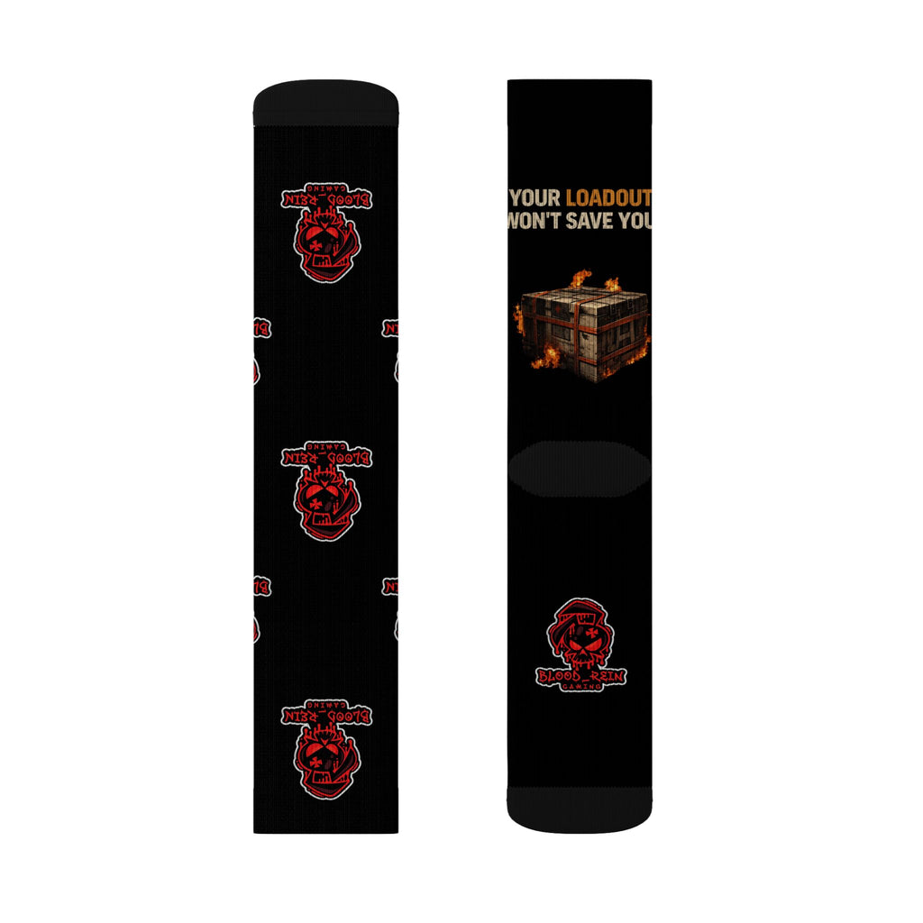 Gaming Crew Socks — “Drop. Kill. Repeat.” Sublimated Tactical Design