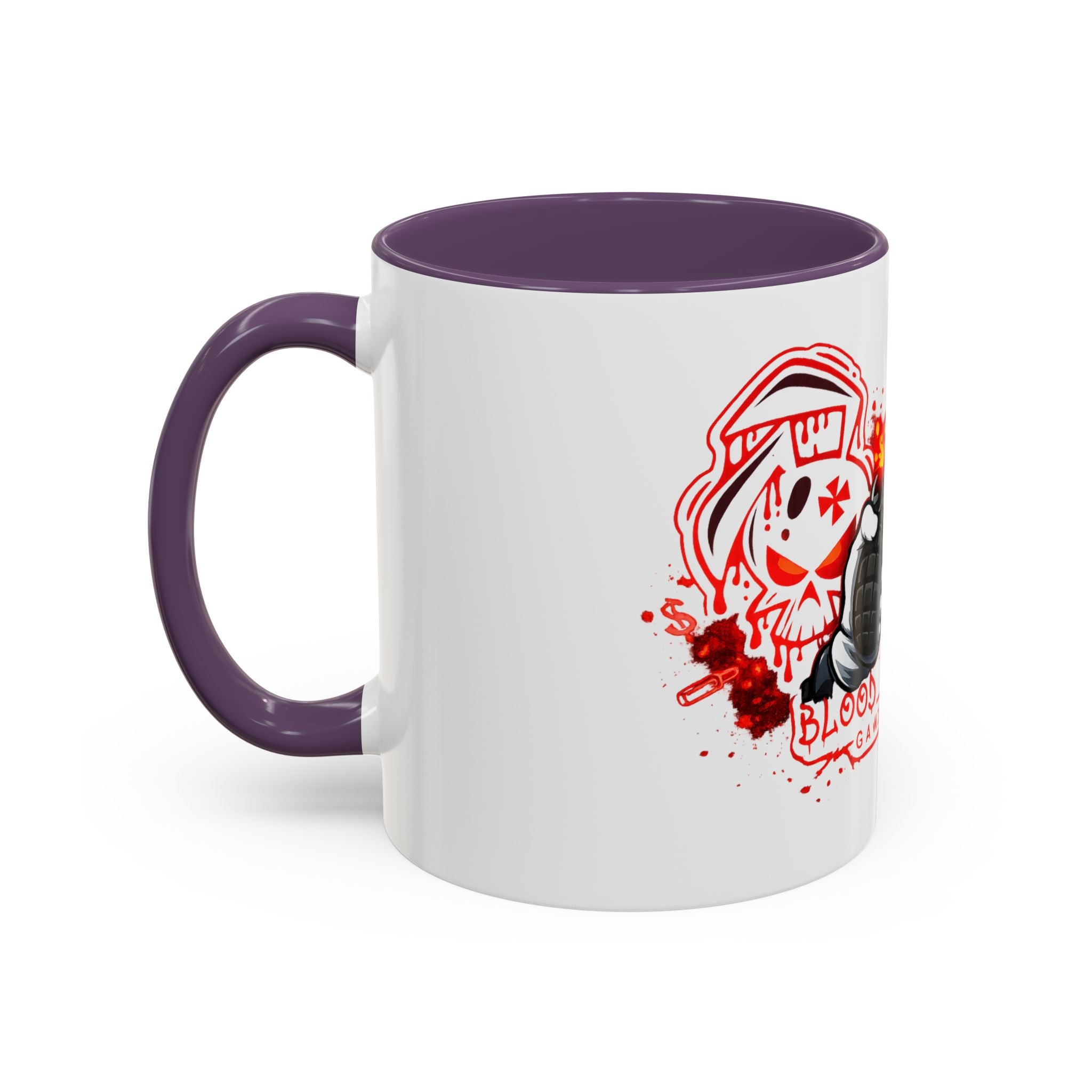 Gamer Grenade Coffee Mug – 'I Bomb This' Blood & Ruin Gaming Accent Mug (11/15oz)