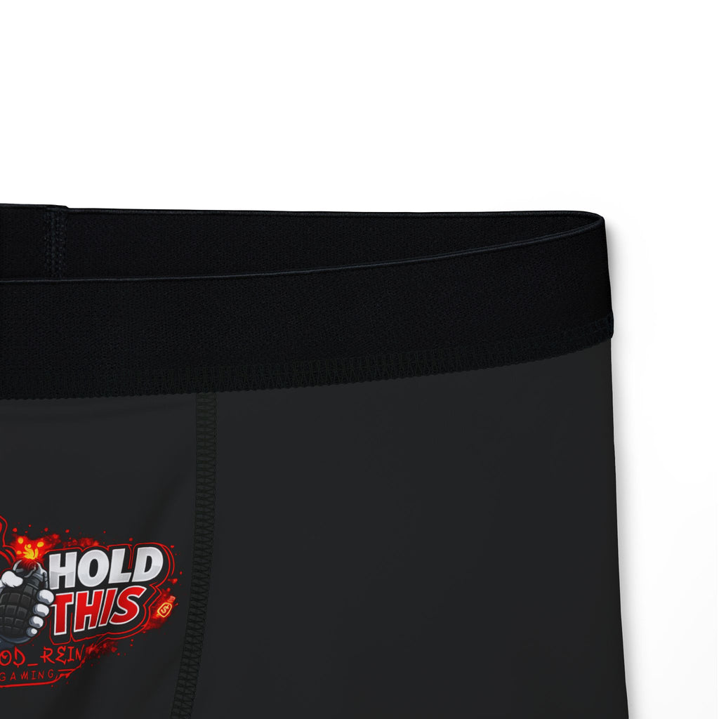 Men's Boxer Briefs — 'Hold This' Gamer Skull Graphic