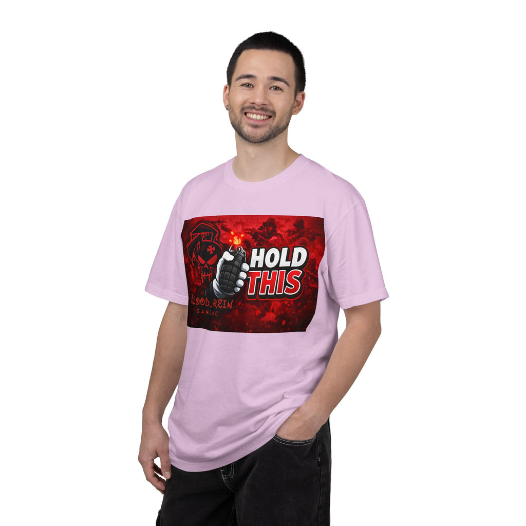 Hold This Graphic T-Shirt — Red Grenade Gamer Tee