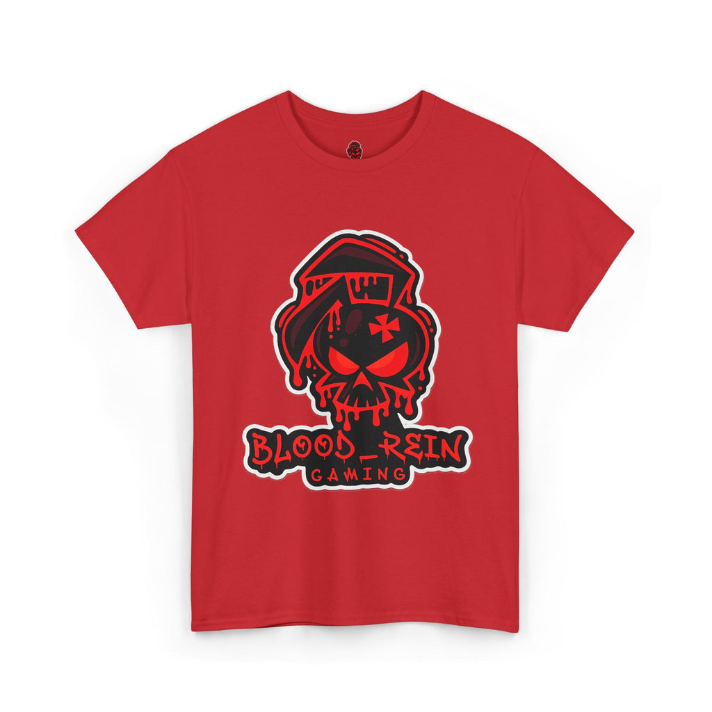 Gaming Tee — Blood Rein Skull Logo "Just Stream" Shirt