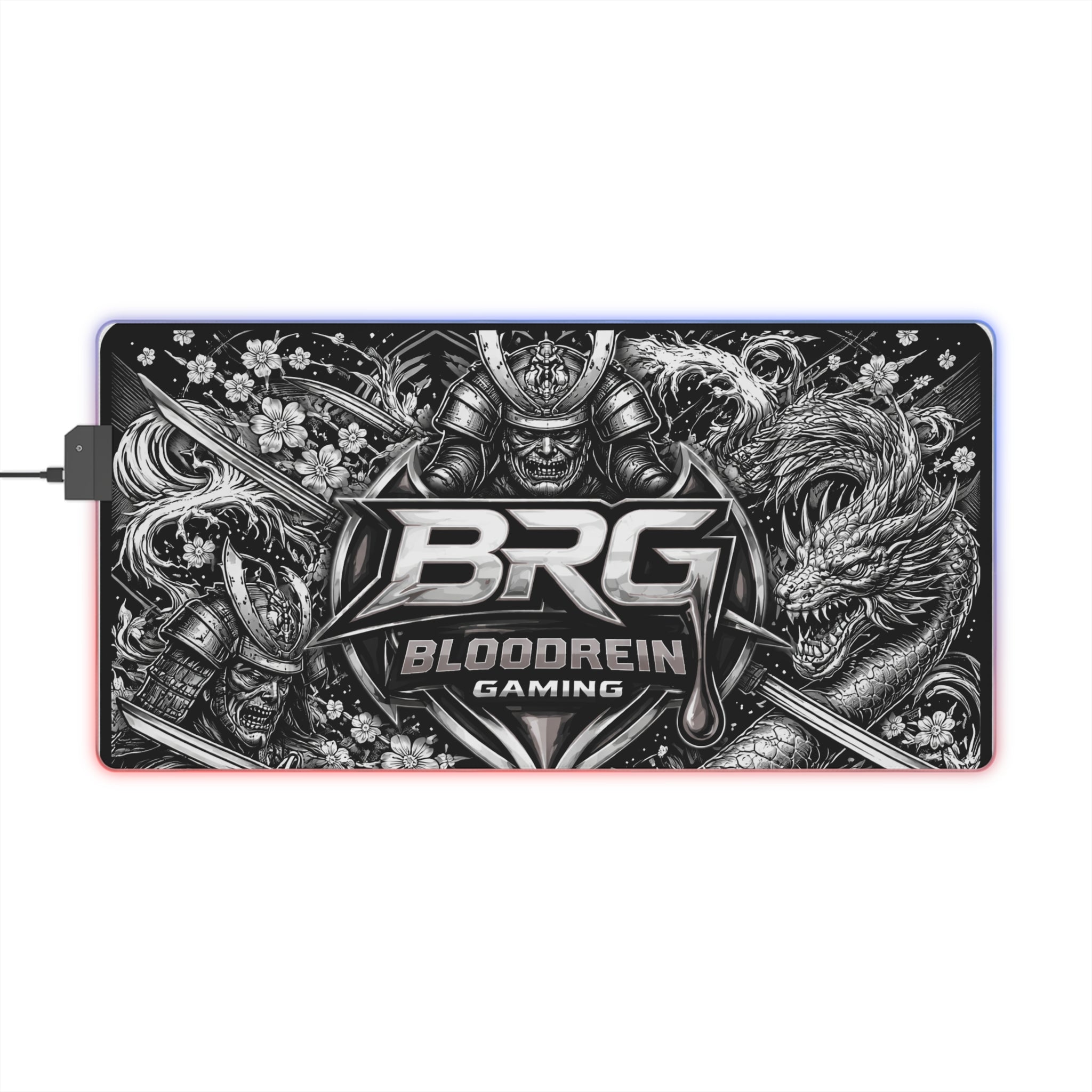 LED Gaming Mouse Pad — BRG BloodRein Gaming RGB Desk Mat (Large)