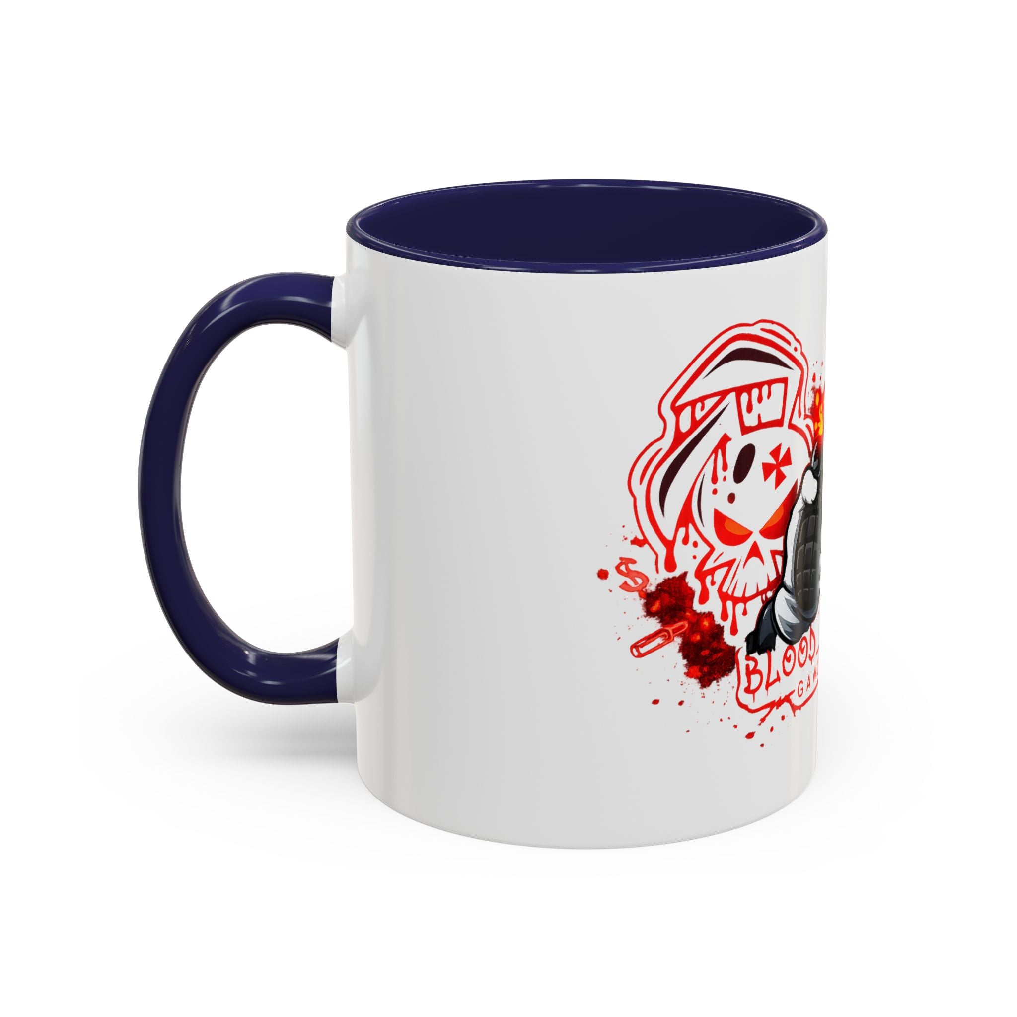 Gamer Grenade Coffee Mug – 'I Bomb This' Blood & Ruin Gaming Accent Mug (11/15oz)