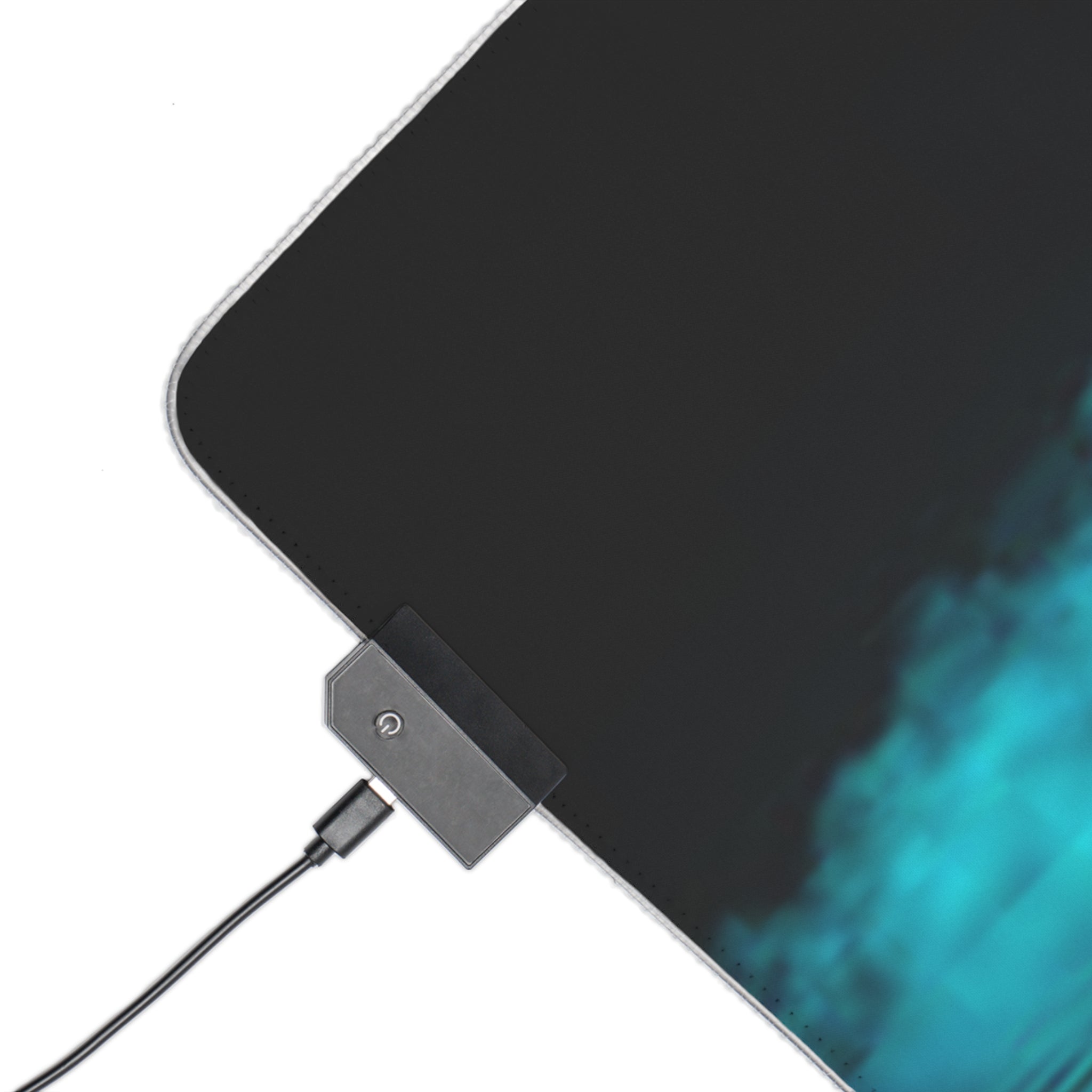 Retro Grid LED Gaming Mouse Pad — RGB Extended Desk Mat with Neon Vaporwave Design