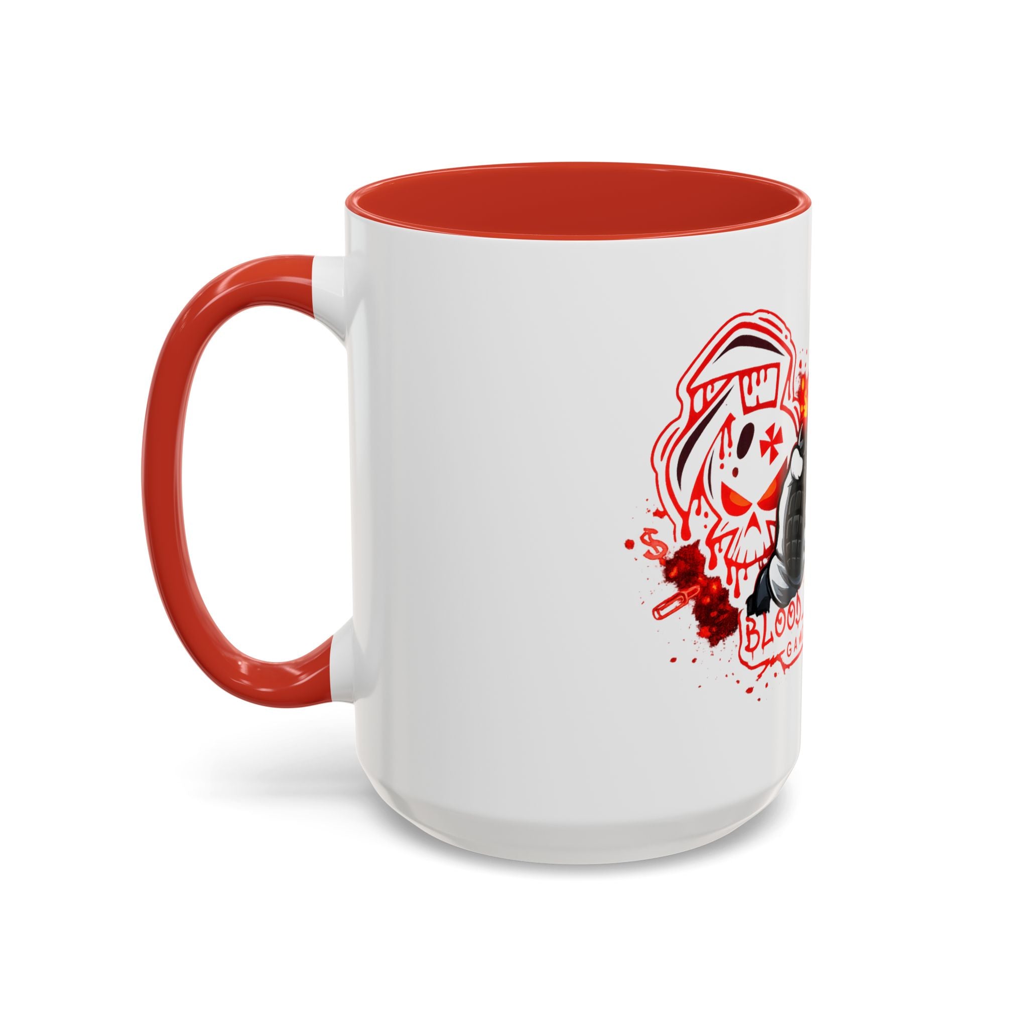 Gamer Grenade Coffee Mug – 'I Bomb This' Blood & Ruin Gaming Accent Mug (11/15oz)