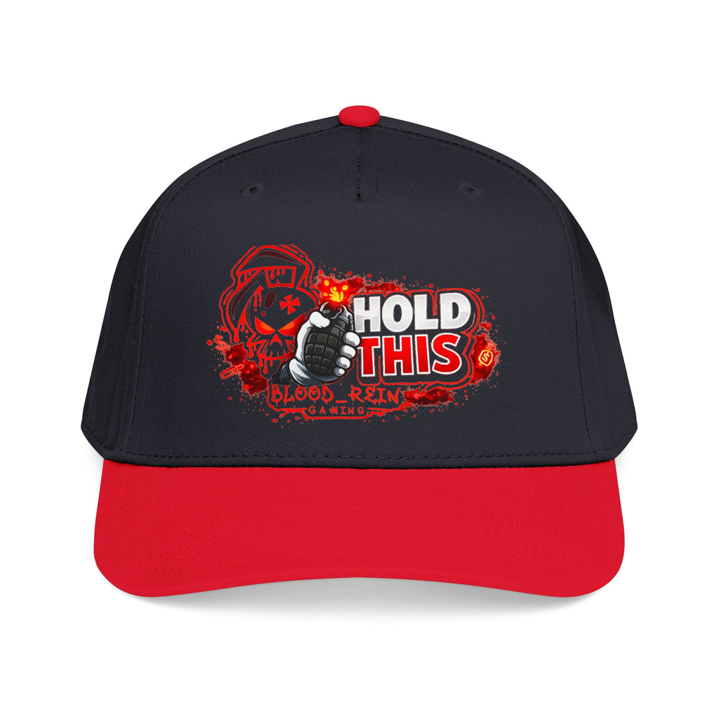 Hold This Grenade Baseball Cap — Edgy Military Punk Skull Hat