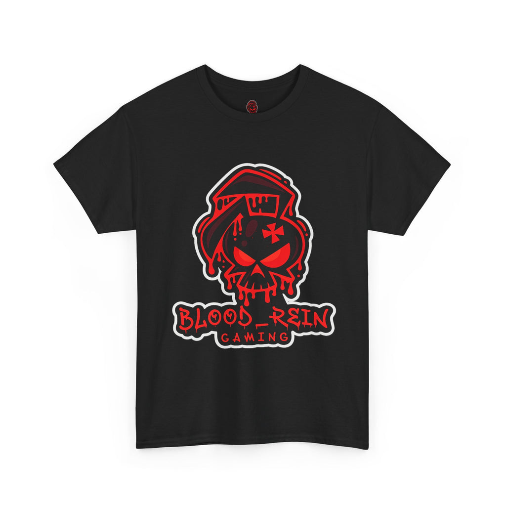 Gaming Tee — Blood Rein Skull Logo "Just Stream" Shirt