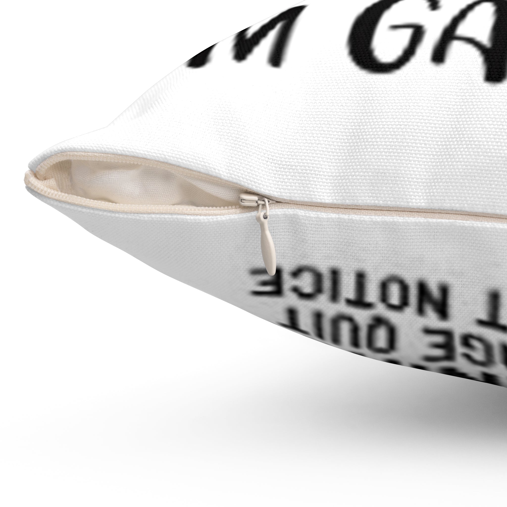 Gaming Pillow — "I Can't Adult Now I'm Gaming" Decorative Gamer Throw Pillow