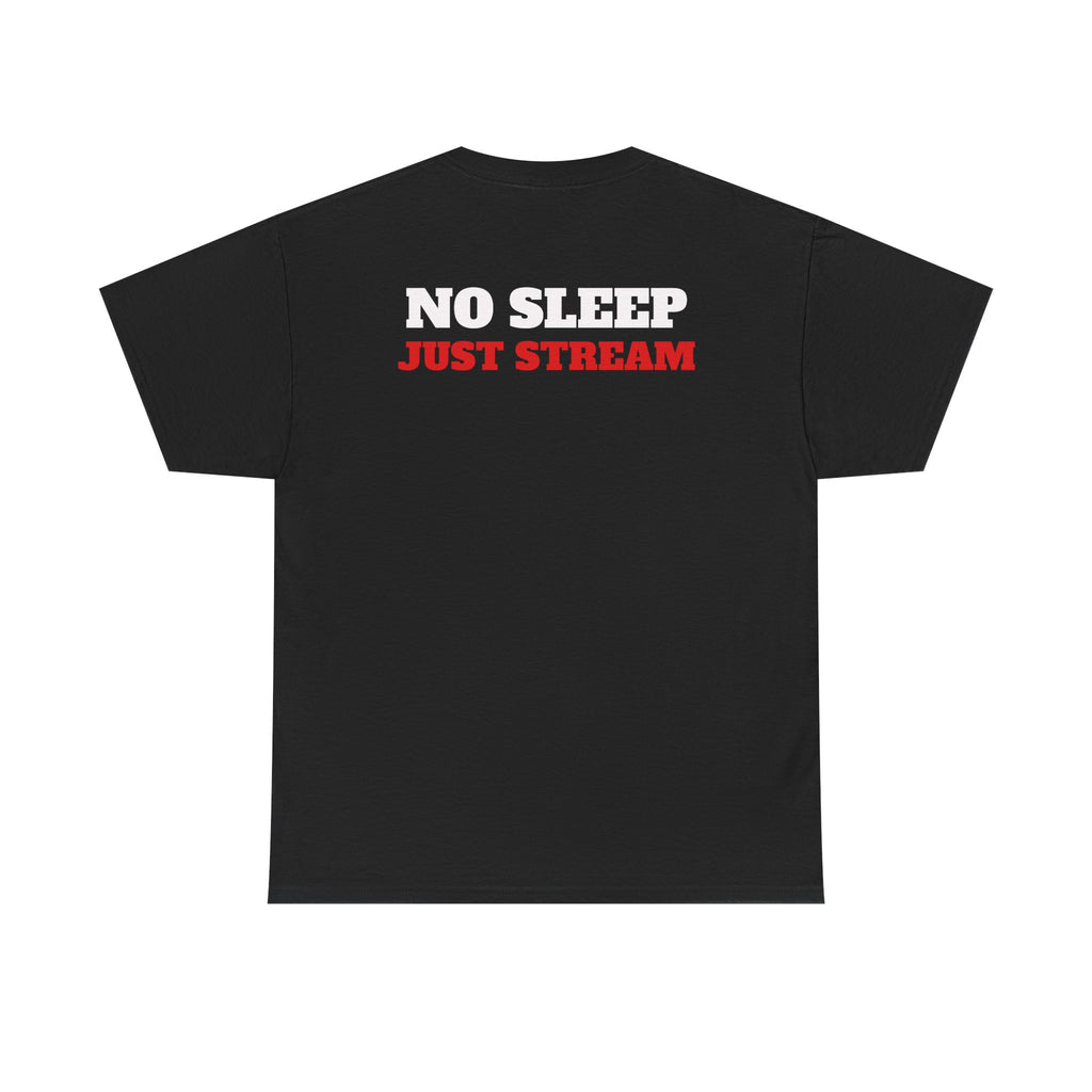 Gaming Tee — Blood Rein Skull Logo "Just Stream" Shirt
